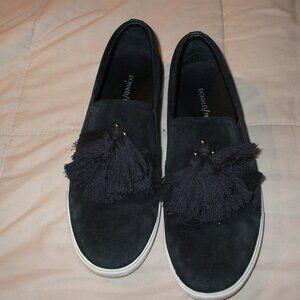 Donald Pliner Women's Black Suede Shoes - Size 7.5.